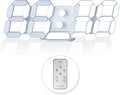 EDUP HOME 3D LED Digital Wall Clock/Desk Alarm Clock by HOME