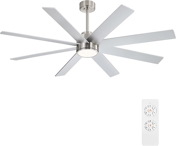 WINGBO 60" Large DC Ceiling Fans by HomePage