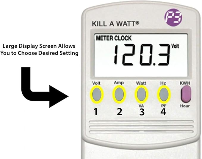 3-Pack P3 P4400 Kill A Watt Electricity Usage Monitor - Image 4