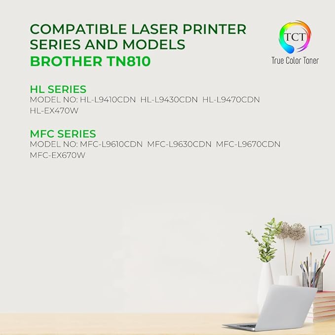 TCT TN810 Black Toner Cartridge - Image 2