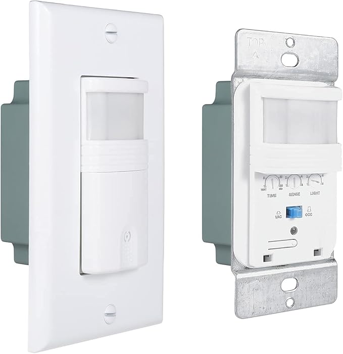 EverElectrix 10 Pack Motion Sensor Light Switch, Neutral Wire Required - Image 2