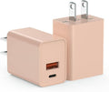 USB C Charger Block 2Pack, 20W Type C Power Adapter by KOCORE