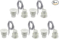 BNYZWOT Recessed Door Contacts NC Security Alarm Window Sensors by BNYZWOT