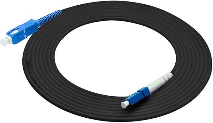 Jeirdus 10M LC to SC Outdoor Armored Simplex 9/125 SMFFiber Optic Cable Jumper - Image 4