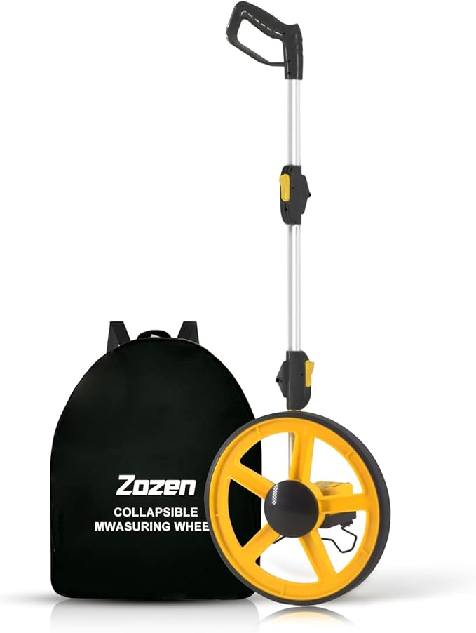 Zozen Measuring Wheel, Folding Portable Distance Measuring in Feet, Double by Zozen