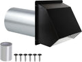 3 Inch Dryer Vent Cover Wall Vent Hood by JYINCPED