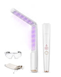 UV Light Sanitizer Wand, Portable UVC Light Disinfector Lamp Chargable Foldable by Knizen