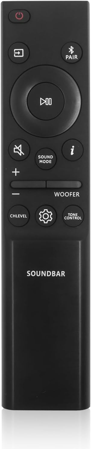 AH81-15047A for Samsung Soundbar Remote Control Replacement, Compatible by KJDiSRPin