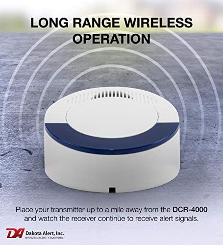 Dakota Alert Wireless Receiver- DCR-4000 Up to 1 Mile Operating Range - Image 2