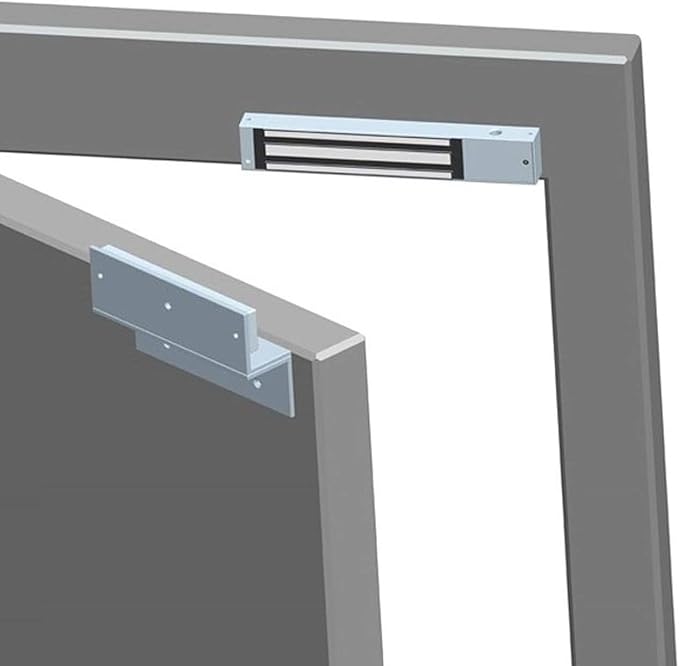 Electromagnetic Lock with Z and L Bracket 1200LBS 500KG Holding Force Electric - Image 6