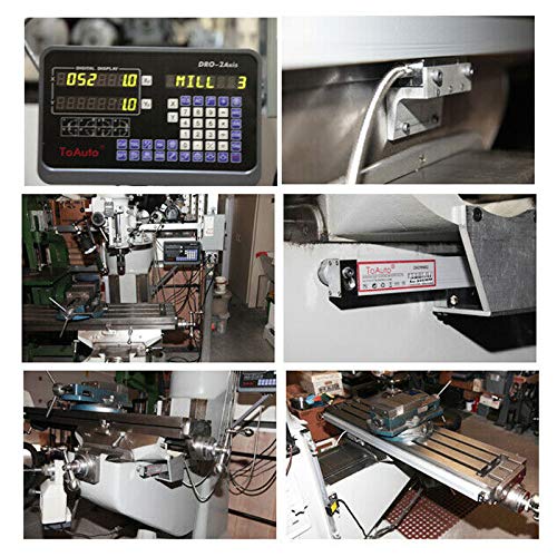 TOAUTO Digital Readout 2 Axis 3 Axis DRO Display Linear Scale 150mm 6" - Image 7