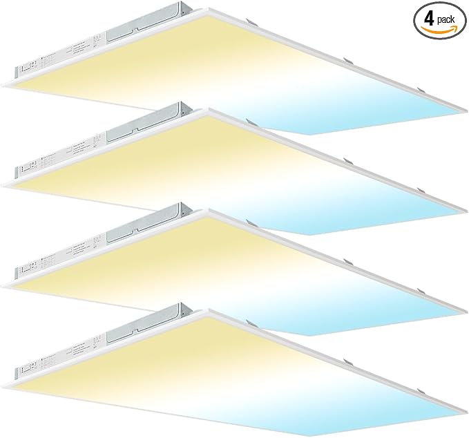 kadision 2x4 LED Flat Panel Light, 60W/50W/40W/30W/25W Adjustable, by kadision