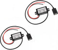 2-Pack Waterproof IP68 DC-DC Buck Converter, 12V/24V to 5V 3A Step Down Voltage by Unknown