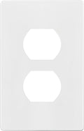 ENERLITES Screwless Duplex Wall Plate, Child Safe Receptacle Outlet Cover by Enerlites