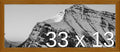 Frame It Easy 33 x 13 Hazel Wood Frame by FrameItEasy