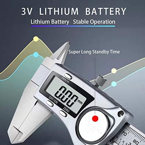 Simhevn Electronic Digital Caliper, inch/Millimeter/Fraction Conversion - Image 6