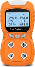XLA Alert Portable Gas Detector, Gas Clip 4 Gas Monitor Meter Tester Analyzer by XLA+Alert
