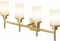 AONEON Wall Light Fixtures 4-Light Over Mirror, Wall Sconces by AONEON