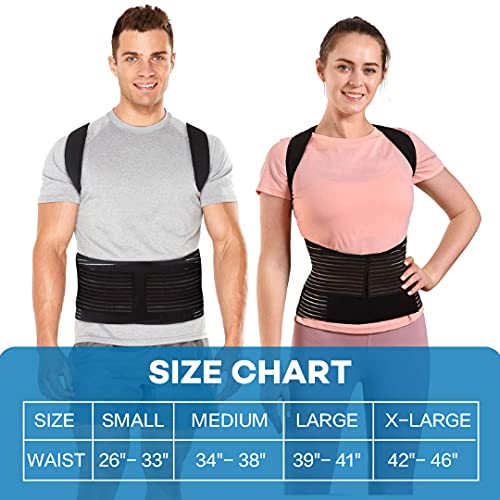 sicheer Posture Corrector for Women and Men Back Brace Straightener Shoulder - Image 6