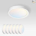 ASD LED 5" Round Flush Mount Ceiling Light Fixture, Low Profile Surface by ASDLightingCorporation