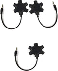 Headphone Audio Splitter 5 Ways Adaptor Audio Stereo Cable 3.5mm Male to 5 Port by JWCE.