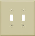 ENERLITES Double Toggle Switch Cover, Two Gang Light Switch Wall Plate by Enerlites
