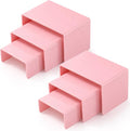 Chuangdi 2 Sets Acrylic Display Risers, Product Stand, Jewelry Display Riser by Chuangdi