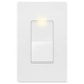 LIDER Minimalist Design Matte Finish Lighted Decorator Switch by LIDER
