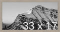 Frame It Easy 33 x 17 Rustic Gray Wood Frame by FrameItEasy