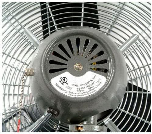 Global Industrial Commercial Wall Mount Fan, Fixed and Oscillating, 1/3 HP - Image 7