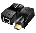 MVBOONE HDMI Extender Adapter Over Cat5e/6, HDMI Repeater to RJ45 Ethernet by MVBOONE