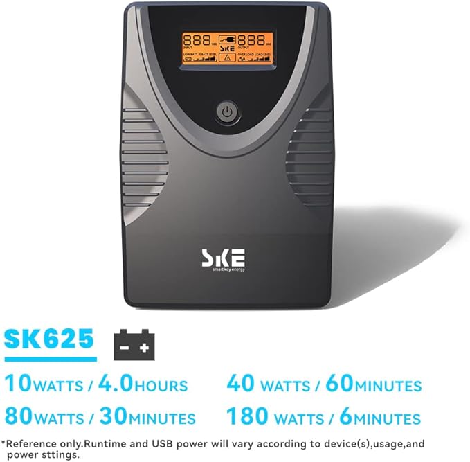 Ups Battery Backup and Surge Protector, Computer Uninterruptible Power Supply - Image 5