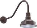 Steel Lighting Co. Hawthorne Barn Light | Outdoor Wall Mounted | 8 inch Dome | by SteelLightingCo