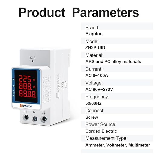 Exqutoo Digital Display Energy Meter - Image 4