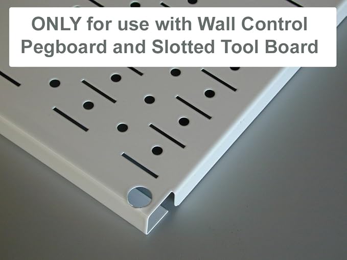 Wall Control ASM-SL-008 B Pegboard Slotted Tool Holder Bracket Slotted Metal - Image 3
