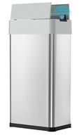 Arlopu 18.5 Gal Automatic Trash Can, 70L Stainless Steel Motion Sensor Garbage by Arlopu