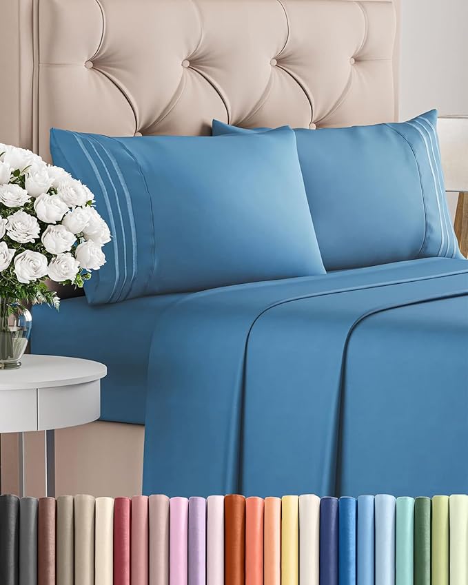 King Size 4 Piece Sheet Set by CGKUnlimited