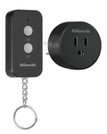 Black Remote Control Outlet, WILAWELS Wireless Remote On Off Switch by Wilawels