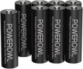 POWEROWL AA Batteries Rechargeable Kit, High Capacity 2800mAh 1200 Cycles 1.2V by POWEROWL
