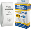 30 Pack Type Q/C 53292 HEPA Vacuum Bags by VEVA