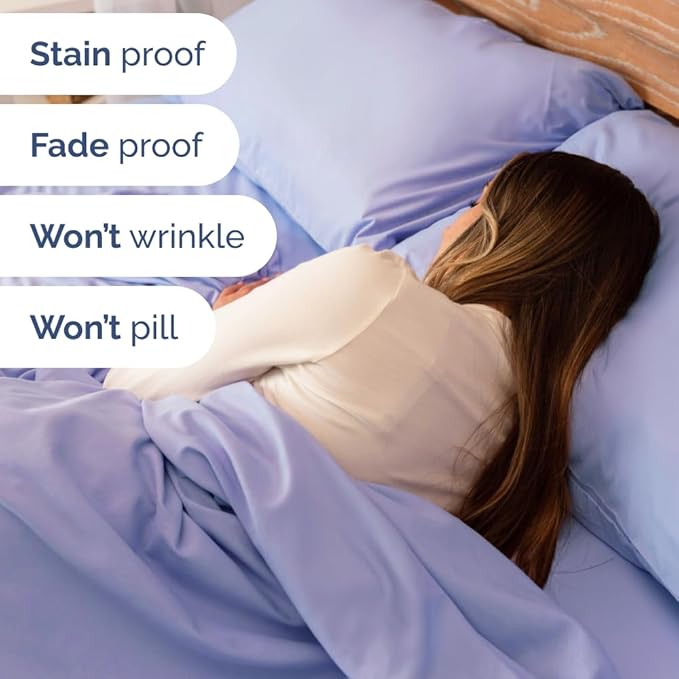 Split Head King Sheet Set – 4 Piece Flex Split Top King Sheets - Image 7