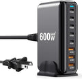 600W USB C Charger 100W USB C Charger Block, GaN III 8-Port Fast Charging by NXPGKEA