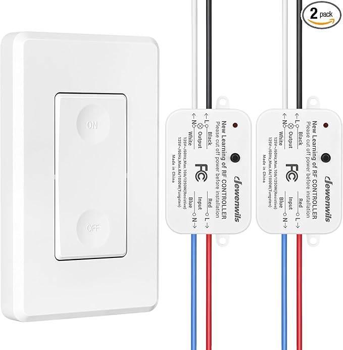 DEWENWILS Wireless Light Switch and Receiver Kit, No in-Wall Wiring Required by DEWENWILS
