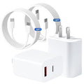 USB C Charger Block for iPhone 17 16, 40W Dual Port A/C Phone Chargers by WILLTOP