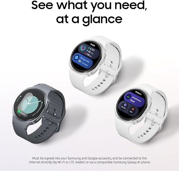 Samsung Galaxy Watch 8 40mm Bluetooth Smartwatch, Cushion Design, Fitness - Image 6