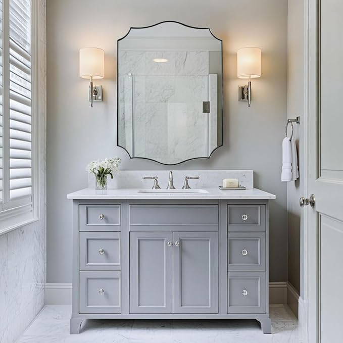 ANDY STAR Chrome Bathroom Mirror - Image 3