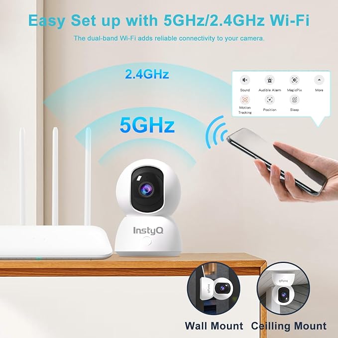 Indoor Security Camera 2K, 5G/2.4G WiFi Camera - Image 8