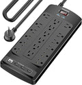 18 Outlets Surge Protector Power Strip by POWSAV