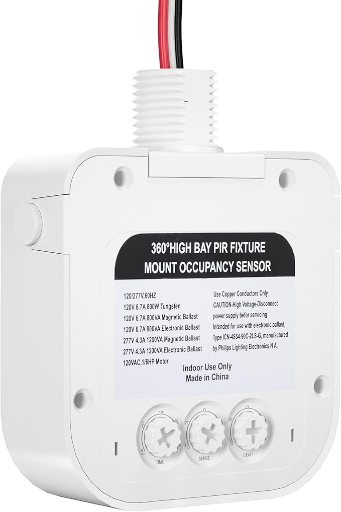 EverElectrix Ceiling Occupancy Motion Sensor, Passive Infrared Technology - Image 5