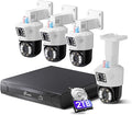 Loocam Dual-Lens 4K PoE Security Camera System, AI Person/Vehicle, Spotlight by Loocam